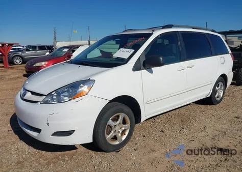 2006 Toyota Sienna Le из США, поврежденный, VIN 5TDZA23C16S462899